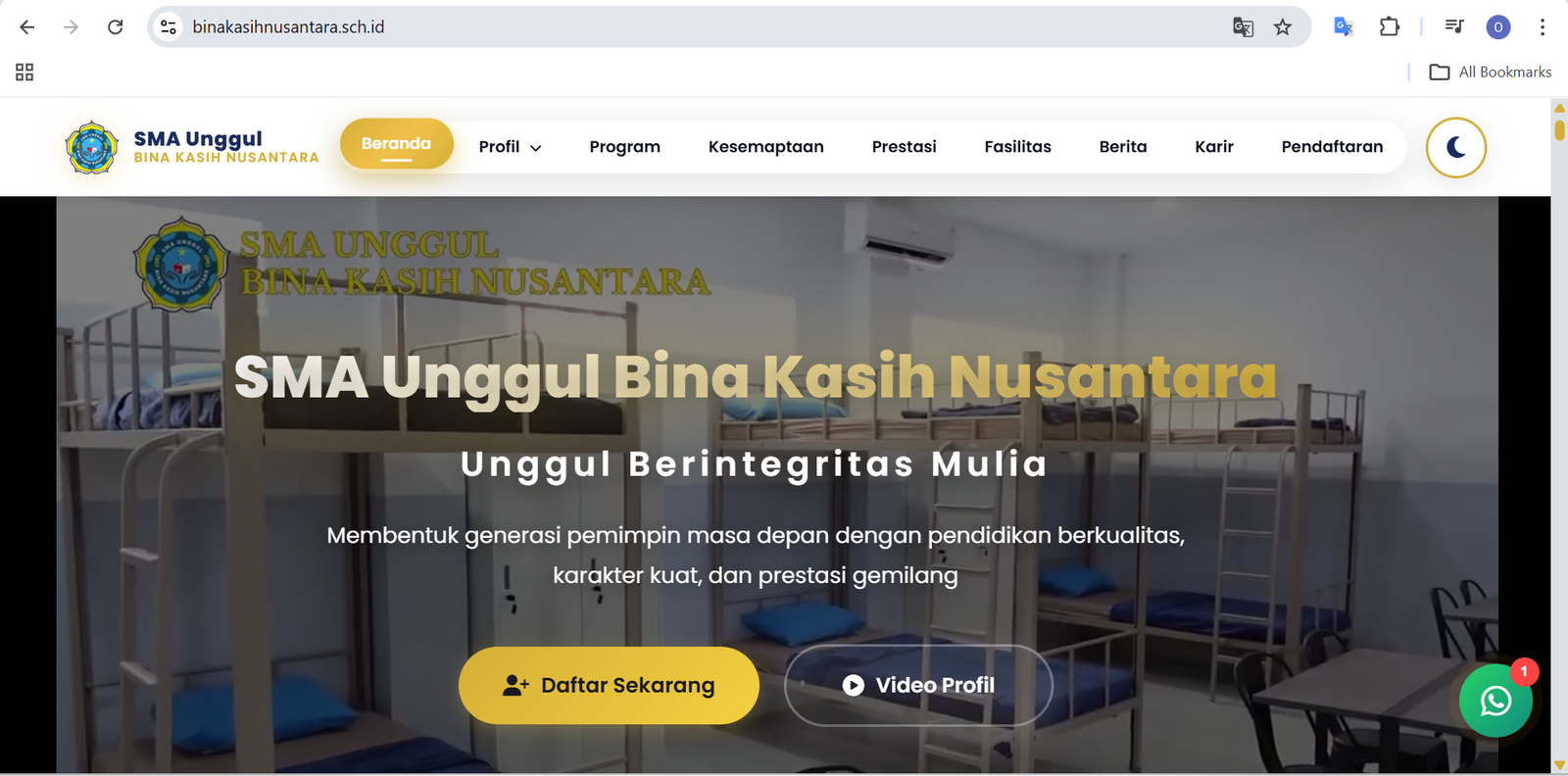 Website Sekolah - ARKANA TECHWORKS Project